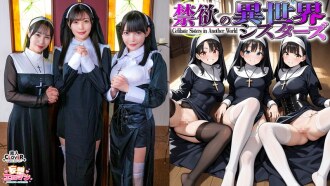 STCVS-043 【異世界禁慾姊妹】① 被召喚到只有女性的世界？修女院長親自為她口交並品嚐！ ② 被自己的第一個男人震驚？ ！當場失去童貞！ ③ 害羞的叛逆姊妹也加入了這場混戰！四人無限暢飲？ ！ 【幻想情色 #安娜、奧內特和莎倫】 - 最上一花